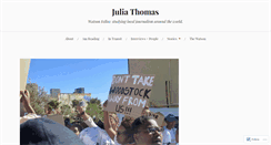 Desktop Screenshot of juliamthomas.net